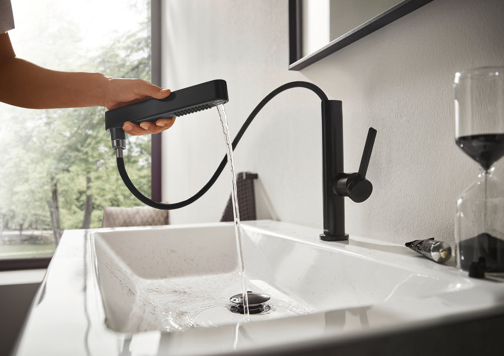 Hansgrohe Finoris Single-Hole Faucet 230 with 2-Spray Pull-Out, 1.2 GPM