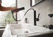 Hansgrohe Finoris Single-Hole Faucet 230 with 2-Spray Pull-Out, 1.2 GPM