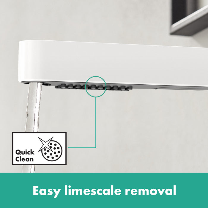 Hansgrohe Finoris Single-Hole Faucet 230 with 2-Spray Pull-Out, 1.2 GPM