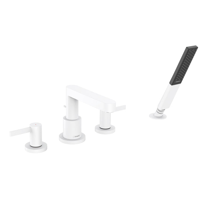 hansgrohe Finoris 4-Hole Roman Tub Set Trim with 1.75 GPM Handshower