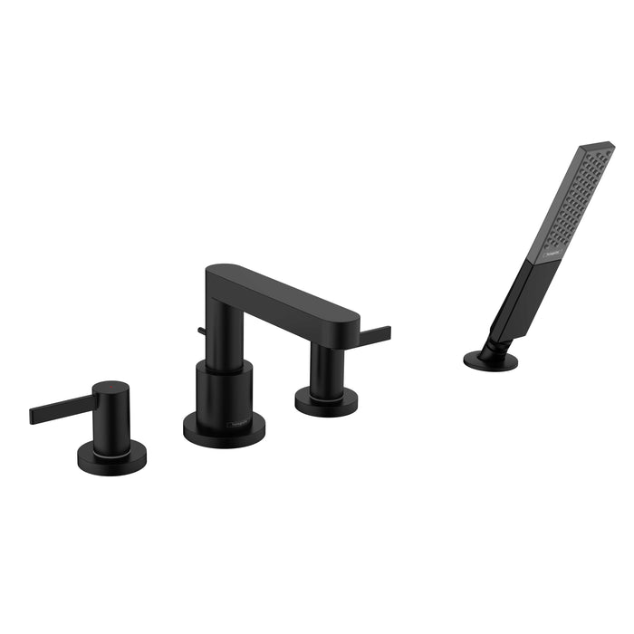 hansgrohe Finoris 4-Hole Roman Tub Set Trim with 1.75 GPM Handshower