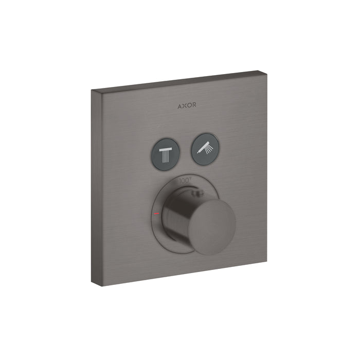 AXOR ShowerSelect Thermostatic Trim Square for 2 Functions