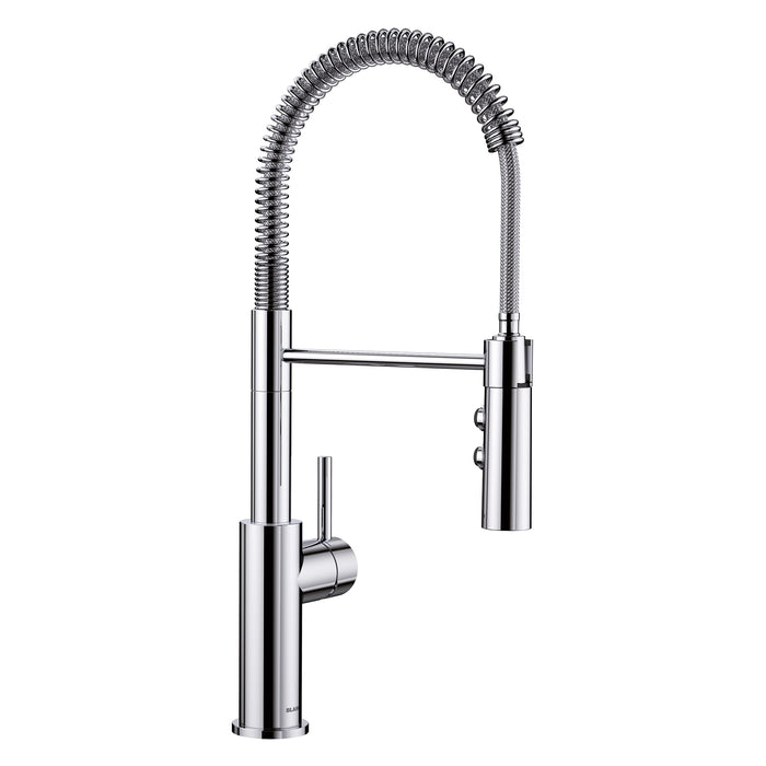 BLANCO Catris Semi-Pro Pull-Down Dual-Spray Kitchen Faucet - Chrome