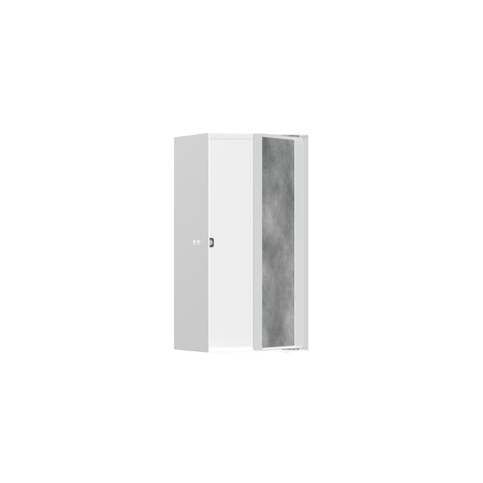 hansgrohe XtraStoris Rock Wall Niche with Tileable Door 12"x 6"x 5.5"