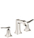 hansgrohe Metris C Widespread Faucet 100 with Pop-Up Drain, 1.2 GPM