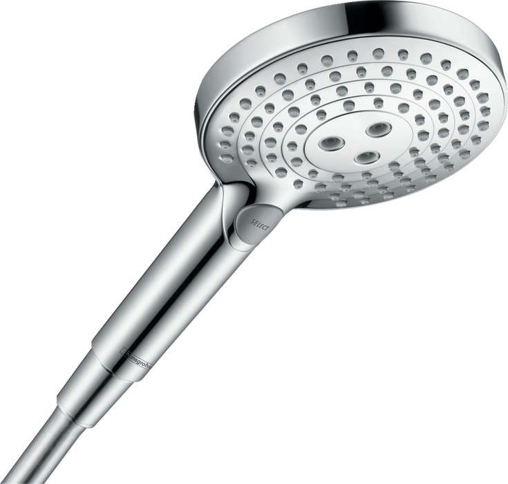 hansgrohe Raindance Select S Handshower 120 3-Jet PowderRain, 1.75 GPM