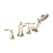 hansgrohe Locarno 4-Hole Roman Tub Set Trim with 1.75 GPM Handshower