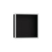 hansgrohe XtraStoris Individual Wall Niche Matte Black with Design Frame 12"x 12"x 4"