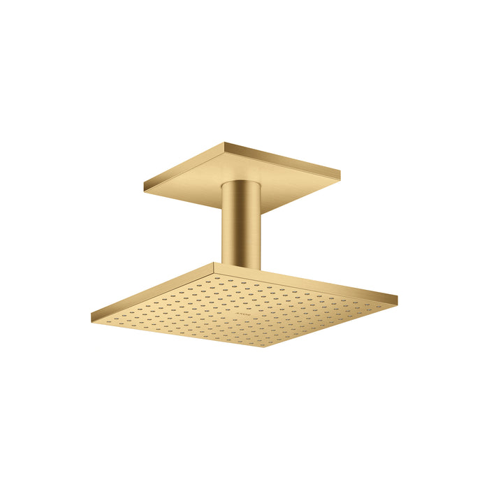 AXOR ShowerSolutions Showerhead 250 Square 2-Jet Ceiling Connection, 1.75 GPM