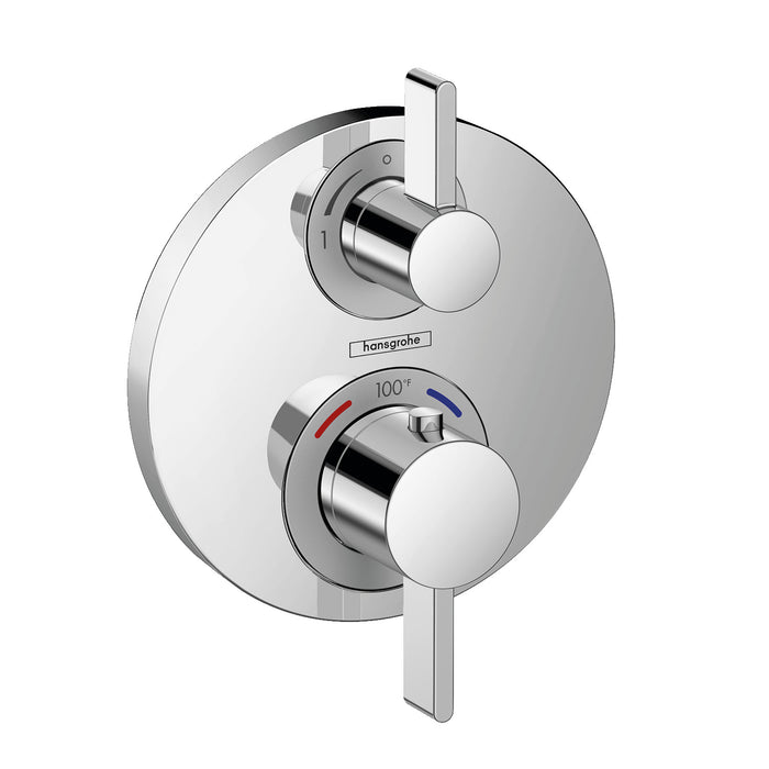 hansgrohe Ecostat S Thermostatic Trim with Volume Control and Diverter