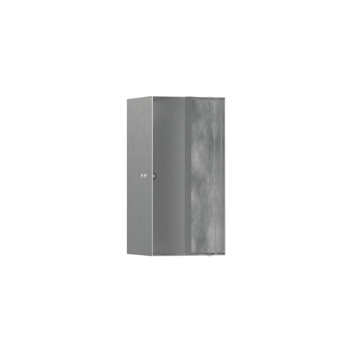 hansgrohe XtraStoris Rock Wall Niche with Tileable Door 12"x 6"x 5.5"
