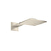 AXOR ShowerSolutions Showerhead 250 Square 2- Jet with Showerarm Trim, 1.75 GPM