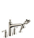 hansgrohe Joleena 4-Hole Roman Tub Set Trim with 1.75 GPM Handshower