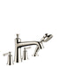 hansgrohe Joleena 4-Hole Roman Tub Set Trim with 1.75 GPM Handshower