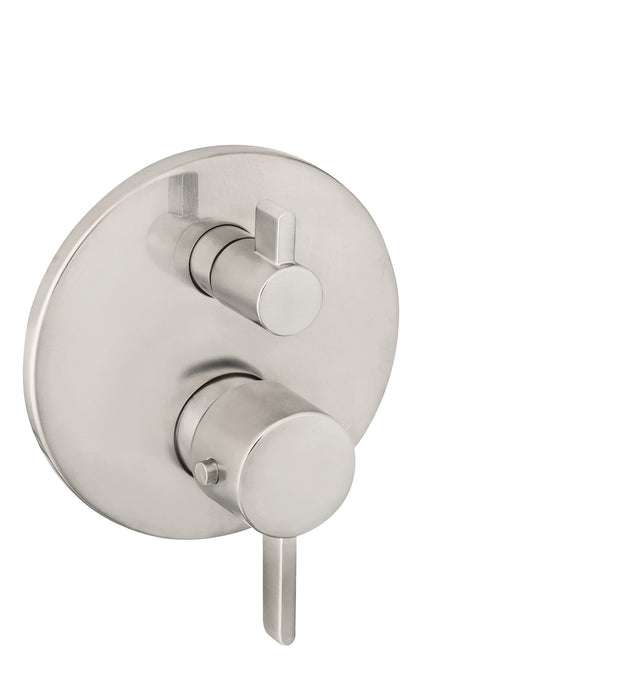 hansgrohe Ecostat Thermostatic Trim S with Volume Control and Diverter