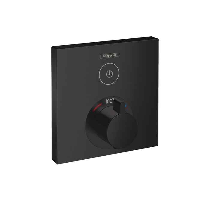hansgrohe ShowerSelect Thermostatic Trim for 1 Function, Square