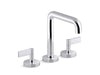 Kallista P21802-LV One Dm Bath Set, Tall Spout, Lever