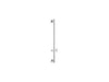 Kallista P24299-00 Traditional Slidebar With Cross Handle