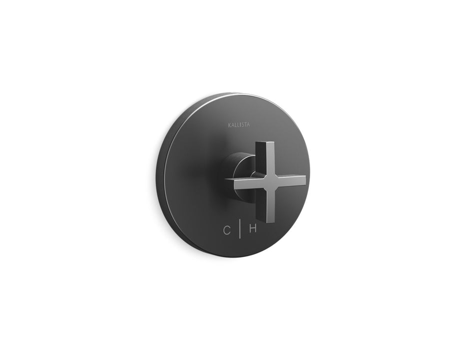 Kallista P24421-CR One Thermo Trim, H&C, Cross Handle