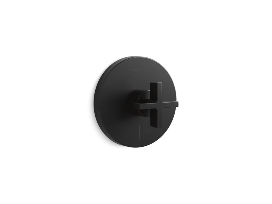 Kallista P24421-CR One Thermo Trim, H&C, Cross Handle