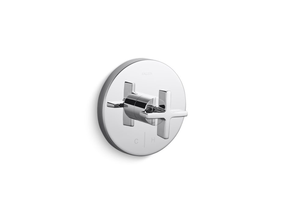Kallista P24421-CR One Thermo Trim, H&C, Cross Handle