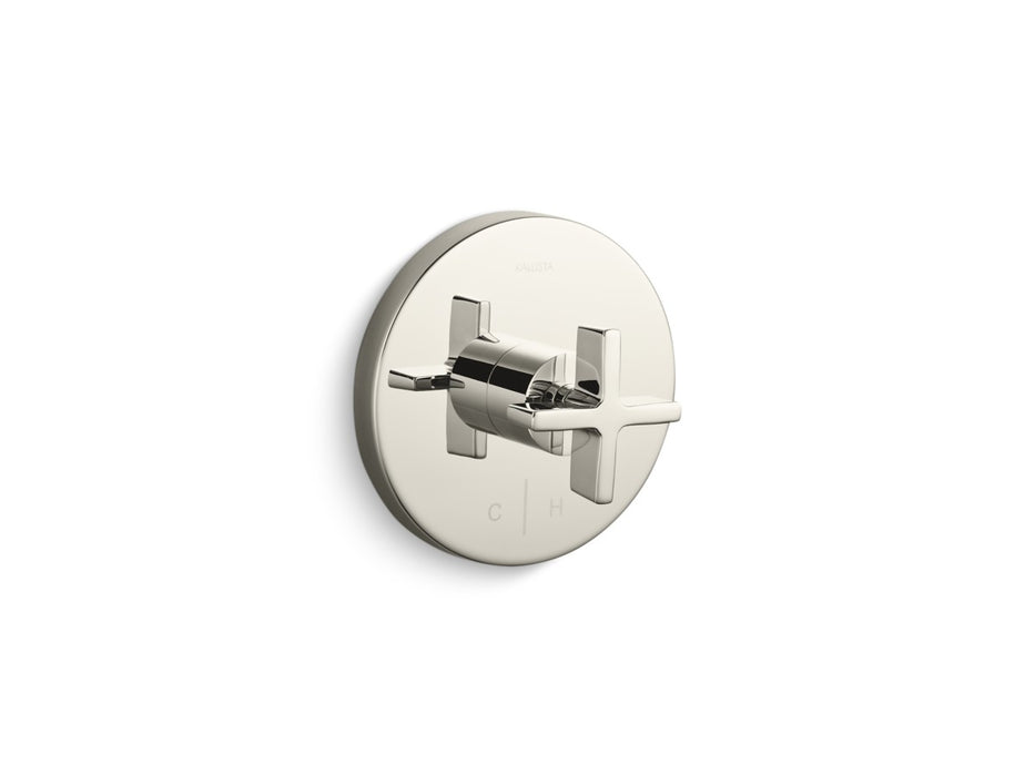 Kallista P24421-CR One Thermo Trim, H&C, Cross Handle