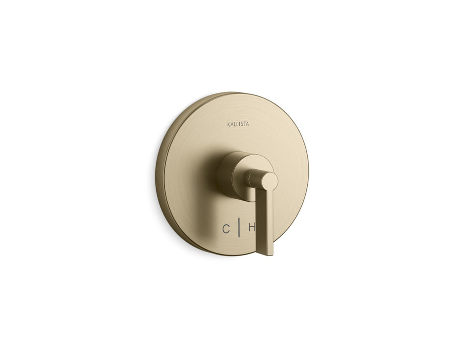 Kallista P24421-LV One Thermo Trim, H&C, Lever Handle