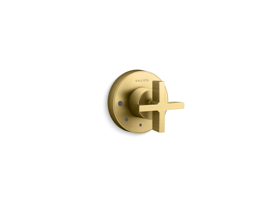 Kallista P24423-CR One Volume Control Trim, Cross Handle