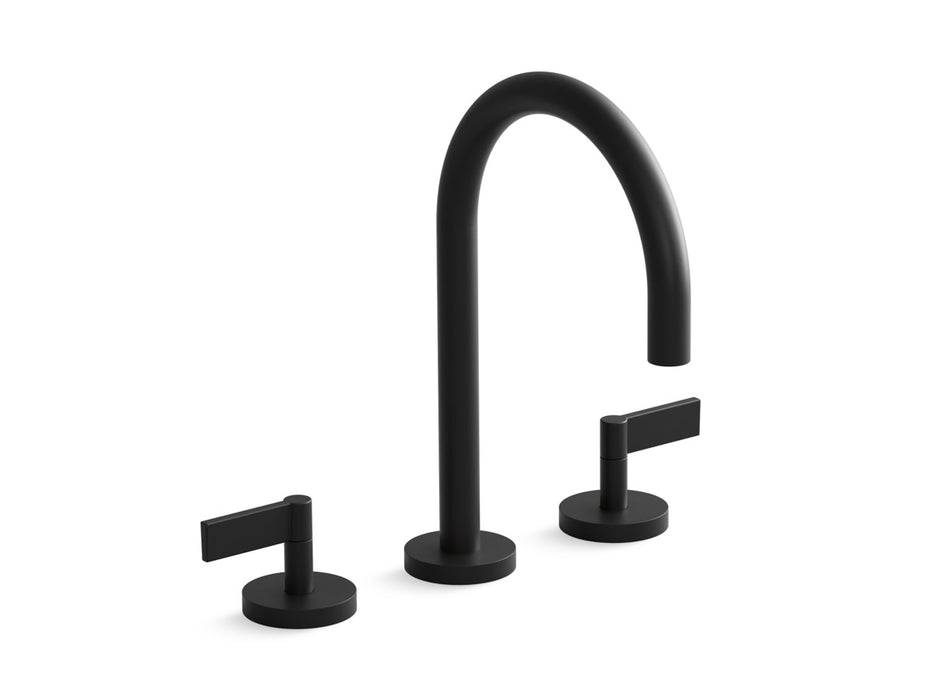 Kallista P24490-LV One Basin Set, Gooseneck, Lever Handle