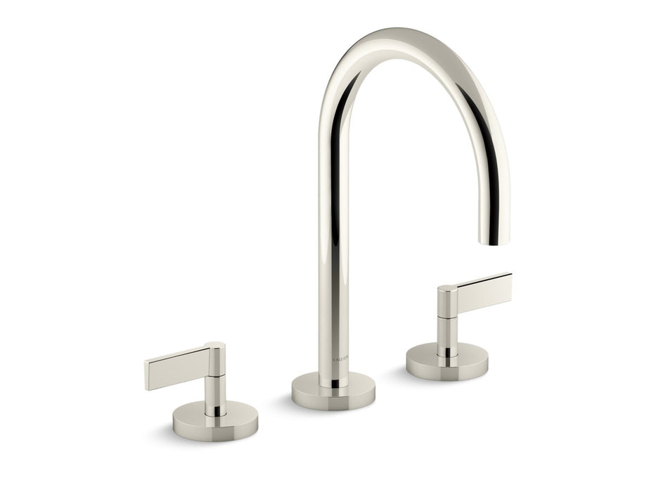 Kallista P24490-LV One Basin Set, Gooseneck, Lever Handle