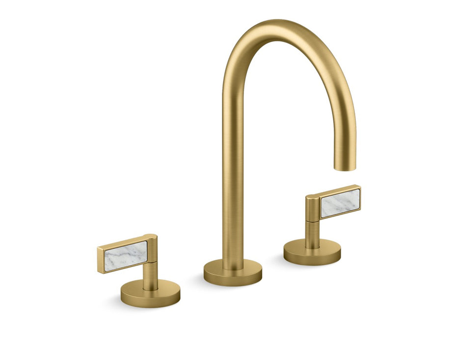 Kallista P24490-WC One Basin Set, Gooseneck, Lv, Wc Stone