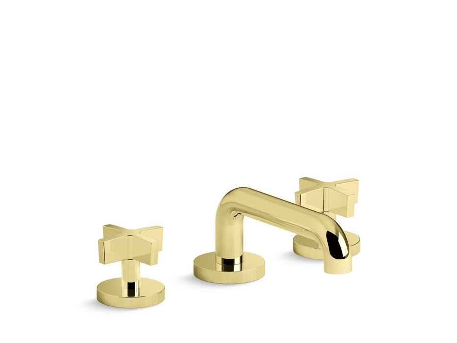Kallista P24491-CR One Basin Set, Low Spout, Cross Handle