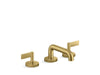 Kallista P24491-LV One Basin Set, Low Spout, Lever Handle