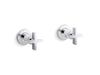 Kallista P24508-CR One Wall Mount Bath Set, Cross Handle