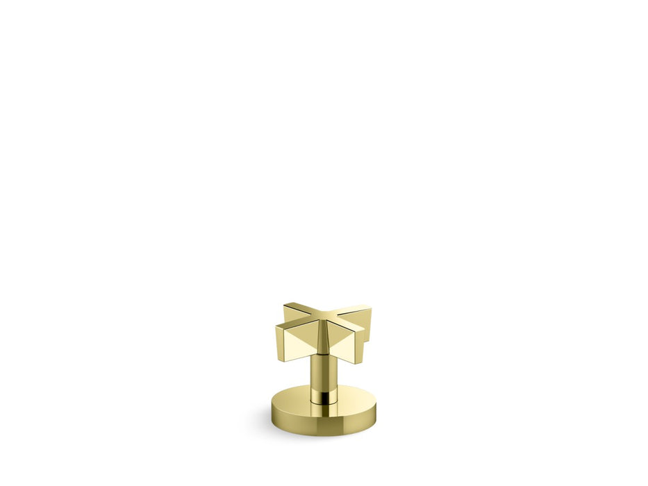 Kallista P24614-CR One Deck Mount Bath Diverter, Cross Hdl