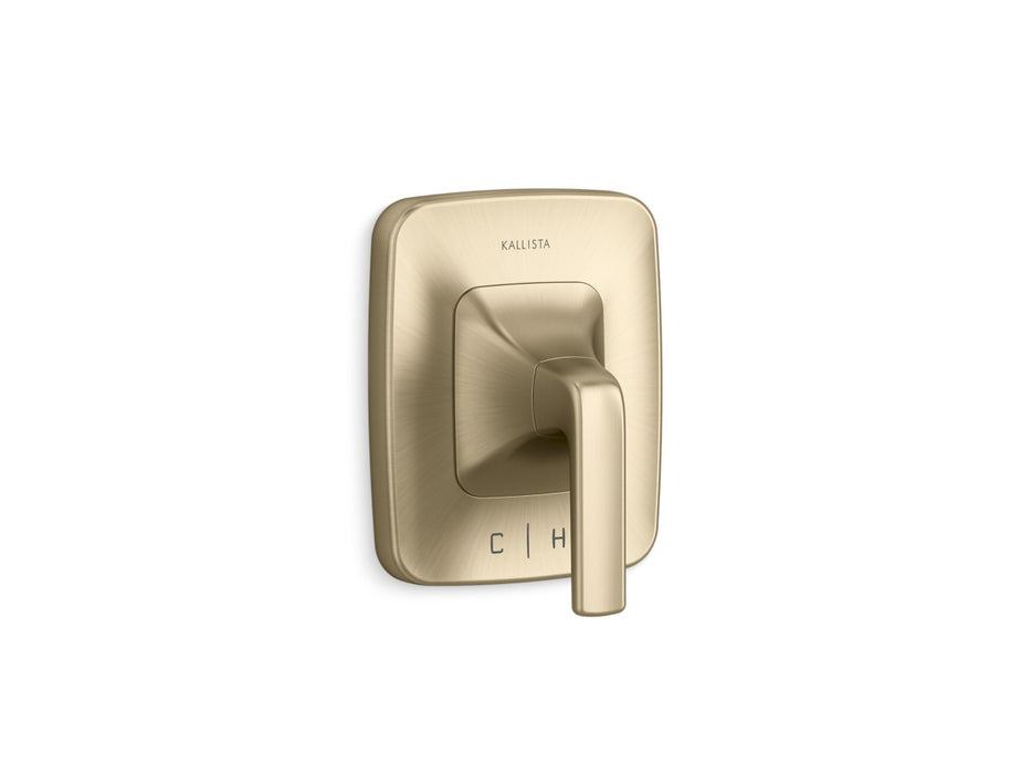 Kallista P24722-LV Per Se Thermostatic Trim, Lever Handle