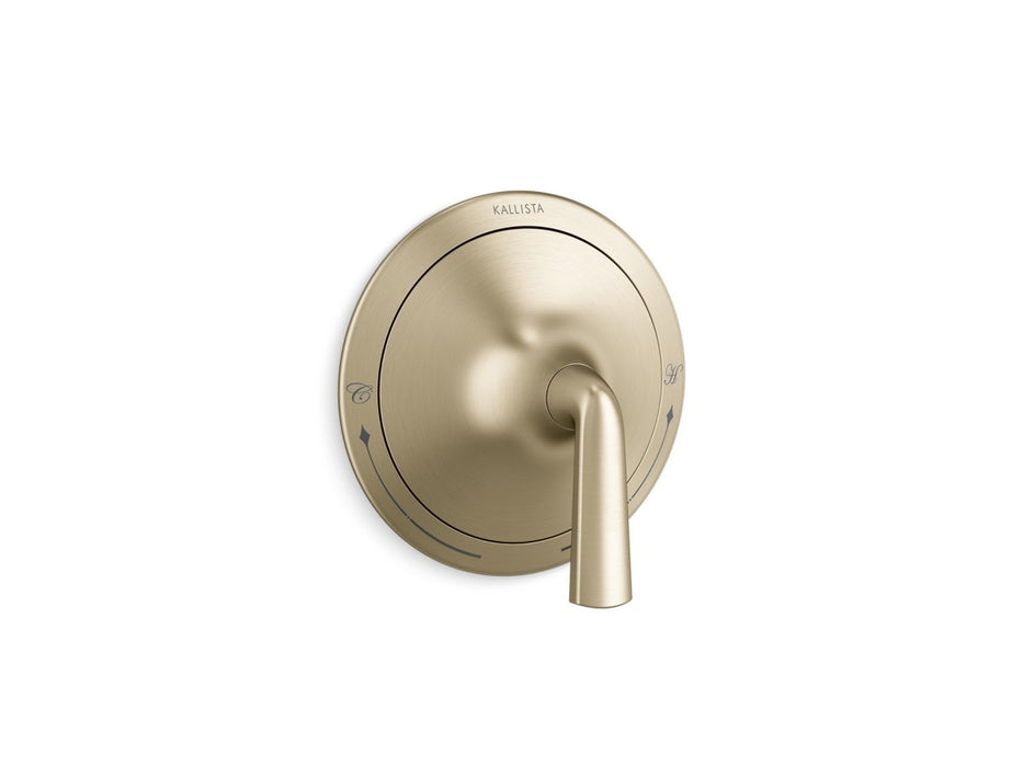 Kallista P25022-LV Script Thermo Trim, Lever Handle
