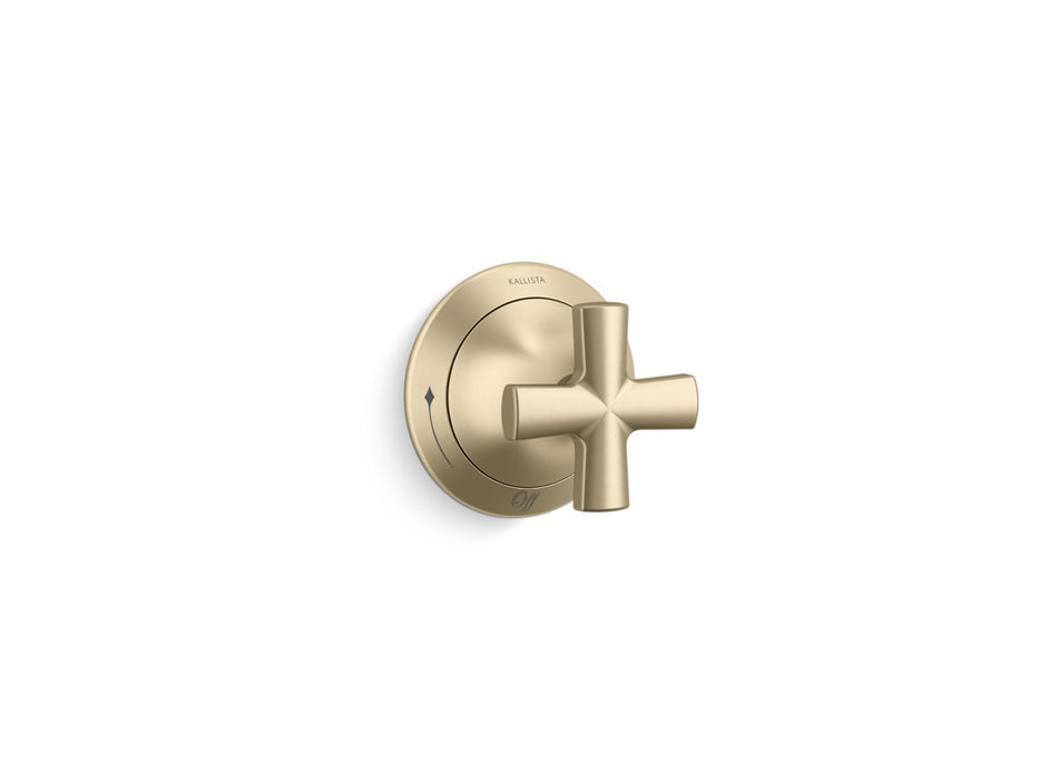 Kallista P25023-CR Script Volume Control, Cross Handle