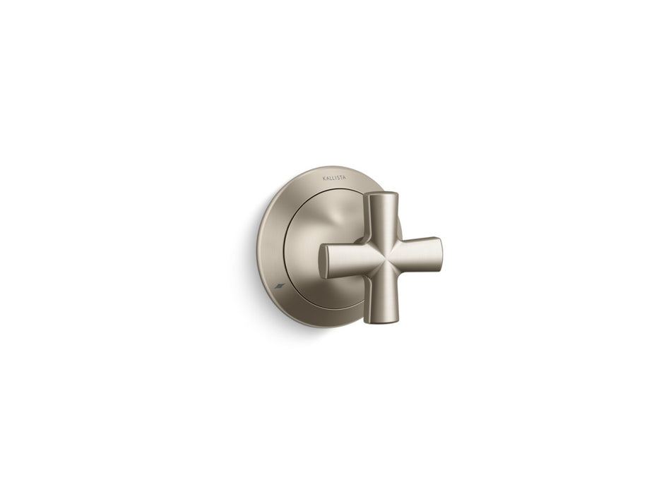 Kallista P25024-CR Script Transfer Trim, Cross Handle