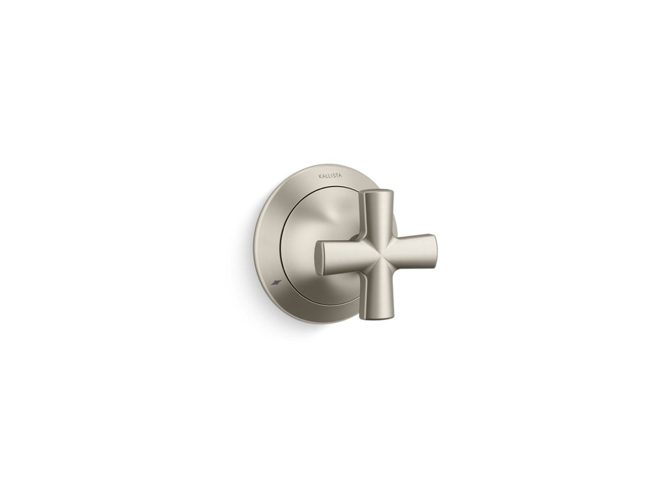 Kallista P25024-CR Script Transfer Trim, Cross Handle