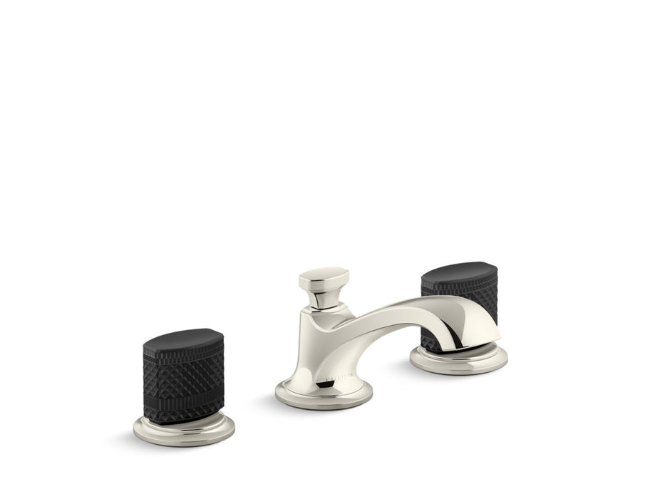 Kallista P25056-CMB Script Sink Faucet, Low Spt, Blk Porc