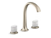 Kallista P25057-CMC Script Sink Faucet, Arch Spt, Wt Porc