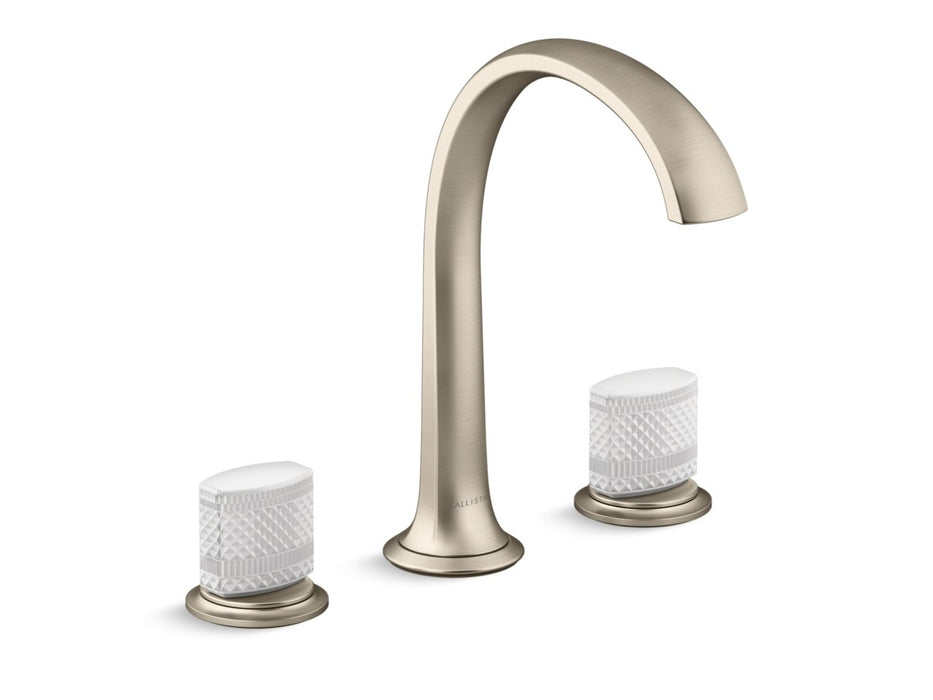 Kallista P25057-CMC Script Sink Faucet, Arch Spt, Wt Porc