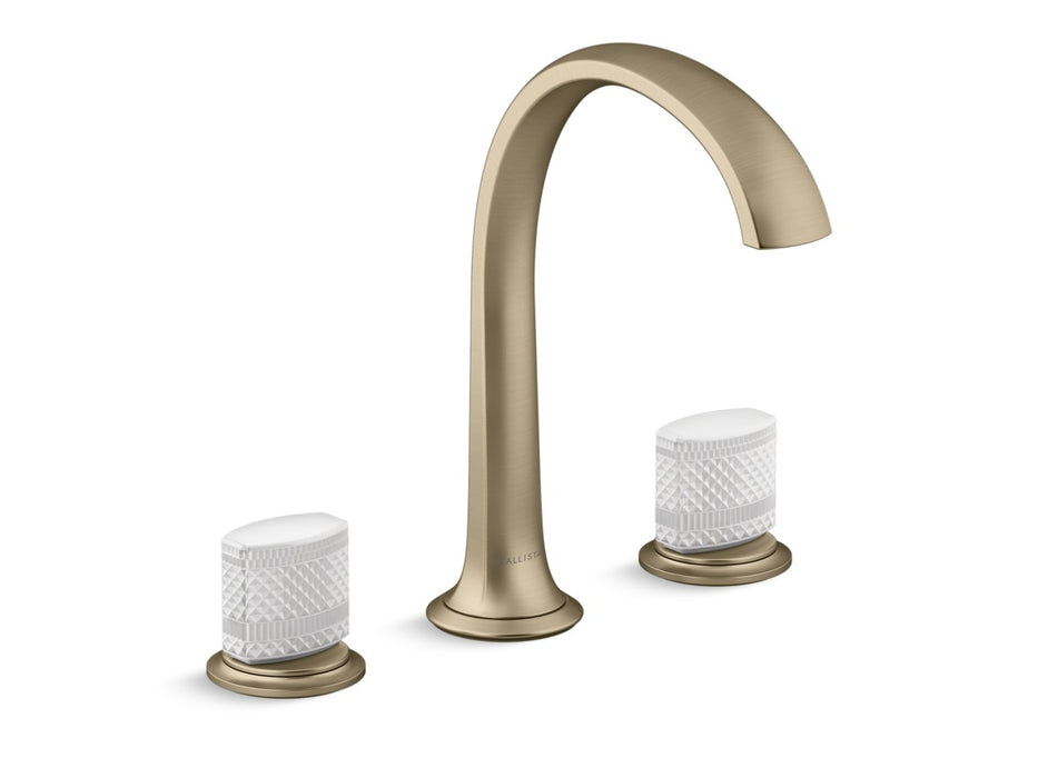 Kallista P25057-CMC Script Sink Faucet, Arch Spt, Wt Porc