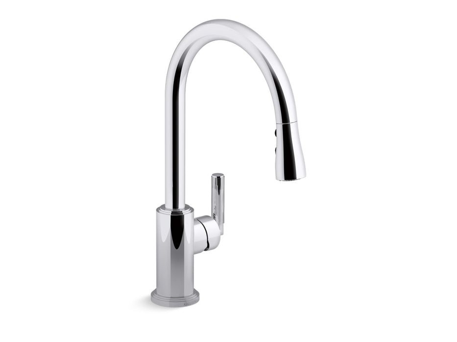 Kallista Vir Stil By L Kirar P25516-00 Vir Stil Pulldown Kitchen Faucet