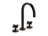 Kallista P25520-CR One Gooseneck, D/M Bath Set, Cross