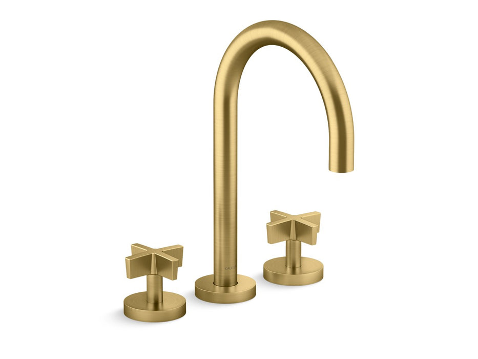Kallista P25520-CR One Gooseneck, D/M Bath Set, Cross