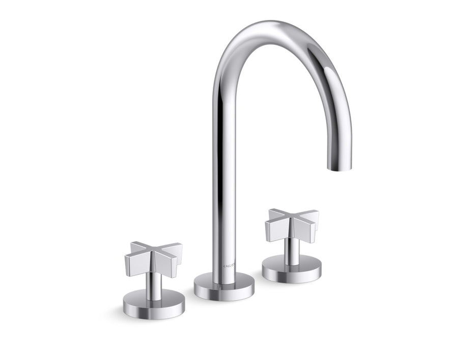 Kallista P25520-CR One Gooseneck, D/M Bath Set, Cross