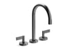 Kallista P25520-LV One Gooseneck, D/M Bath Set, Lever