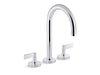 Kallista P25520-LV One Gooseneck, D/M Bath Set, Lever